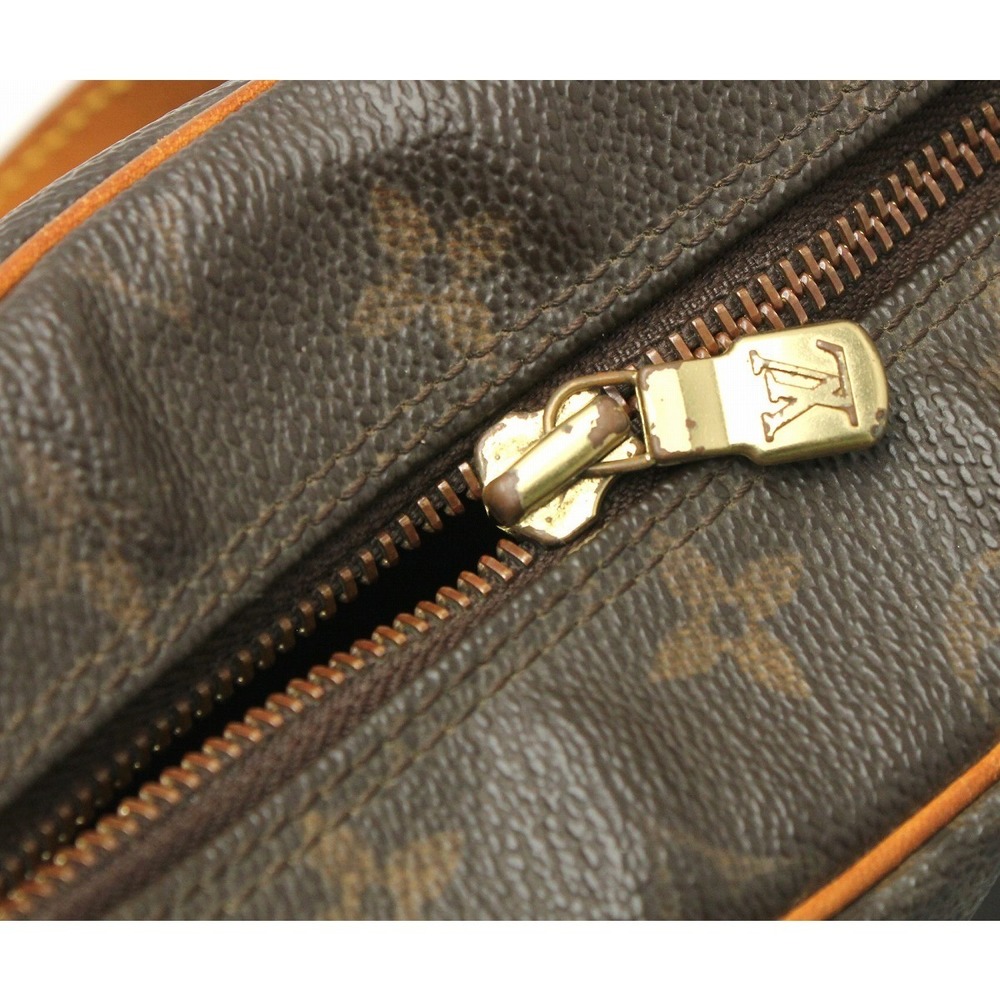 Louis Vuitton Canvas Brown Shoulder Monogram Bag Boulogne - Picture 6 of 9
